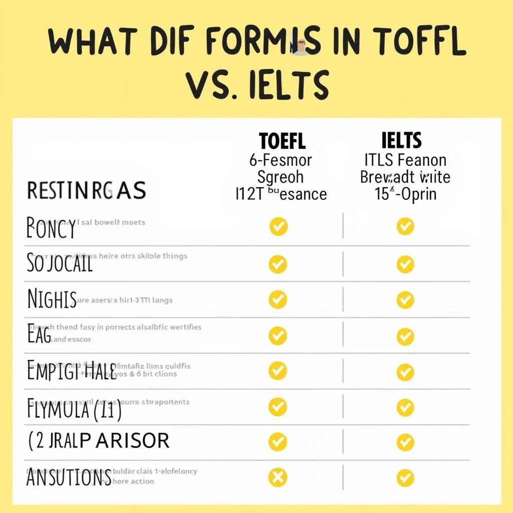 So sánh TOEFL và IELTS