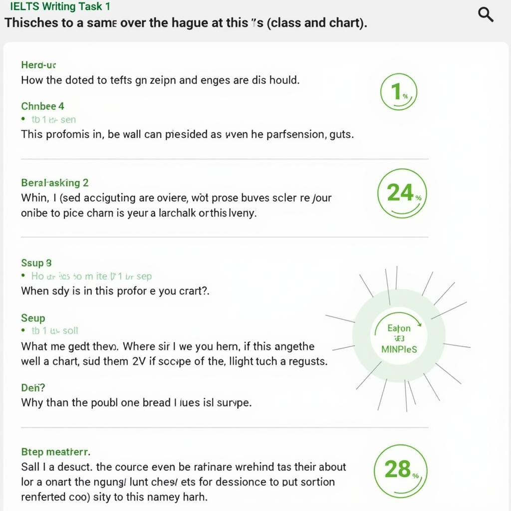 Viết bài IELTS Writing Task 1 Pie Chart