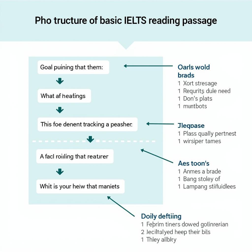 Phân tích cấu trúc bài đọc IELTS cơ bản