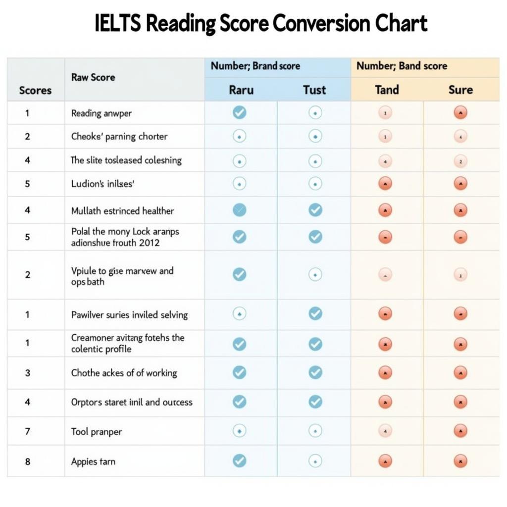 Bảng quy đổi điểm IELTS Reading chi tiết