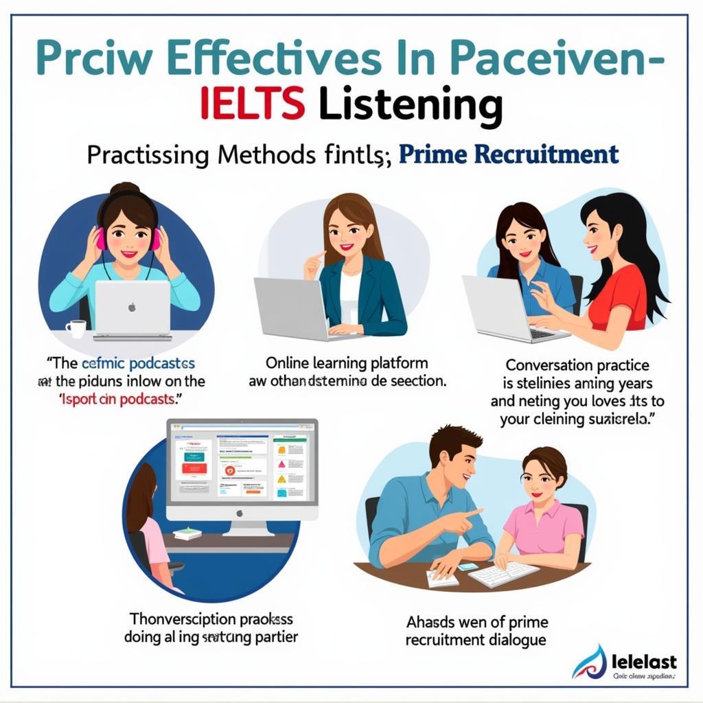 Bí kíp luyện nghe IELTS Listening Prime Recruitment