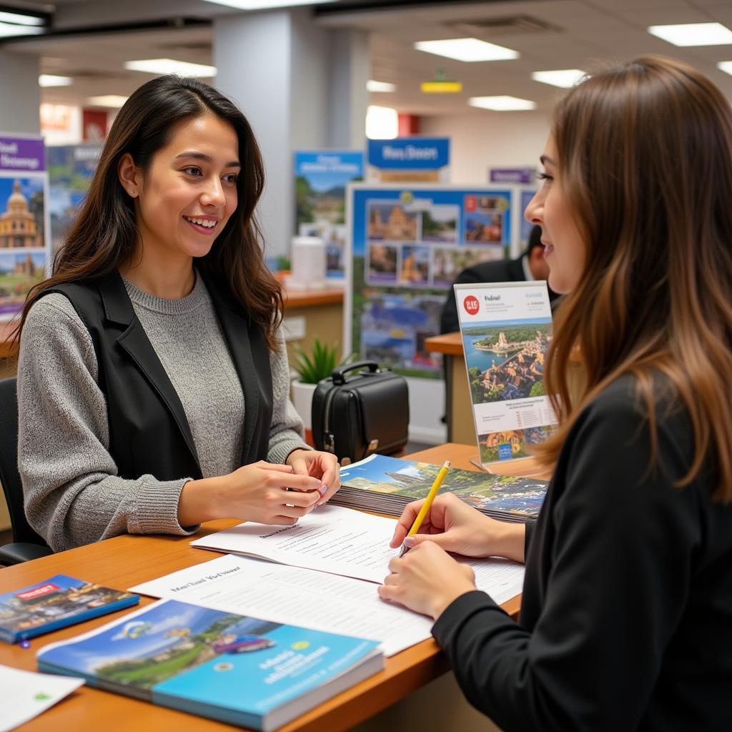 Đăng ký tour du lịch trong Cambridge IELTS 11 Listening Test 1 Section 1