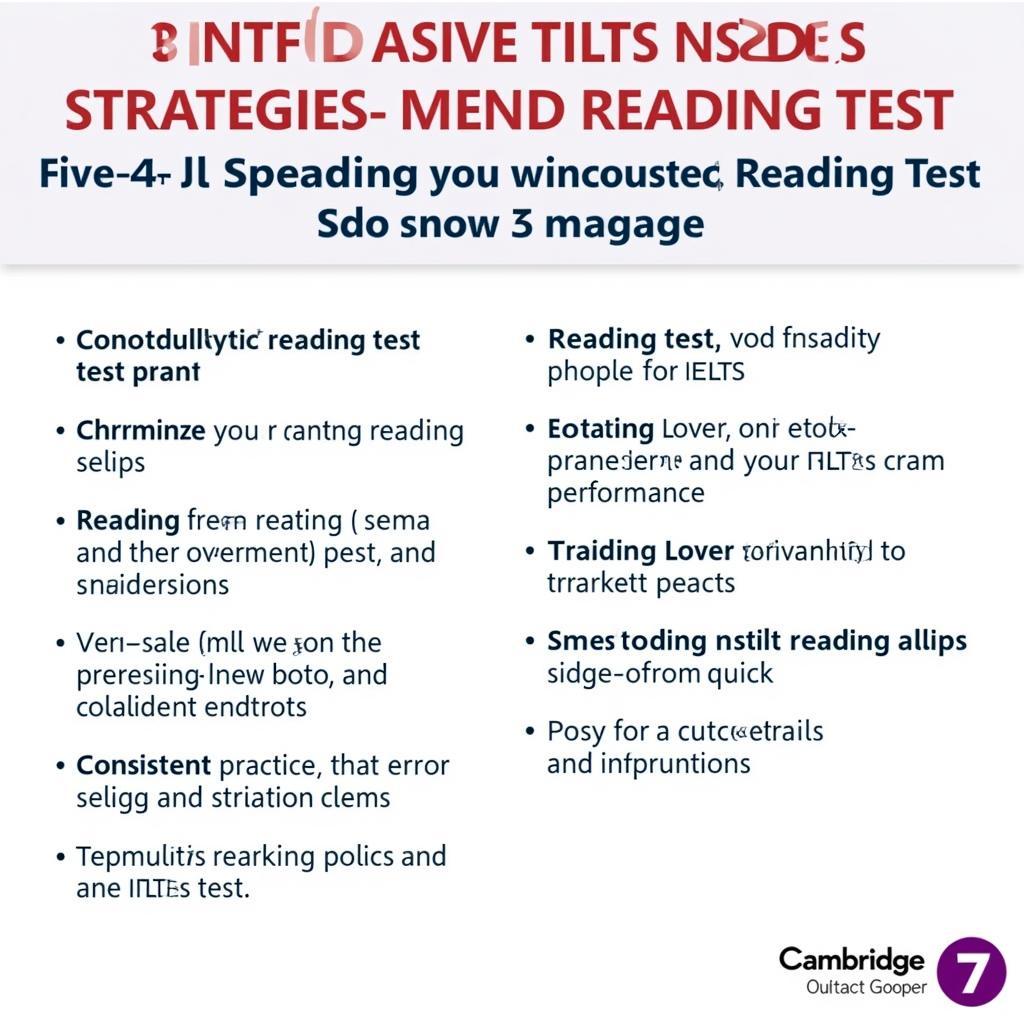 Lời khuyên luyện tập Cambridge IELTS 7 Reading Test 1