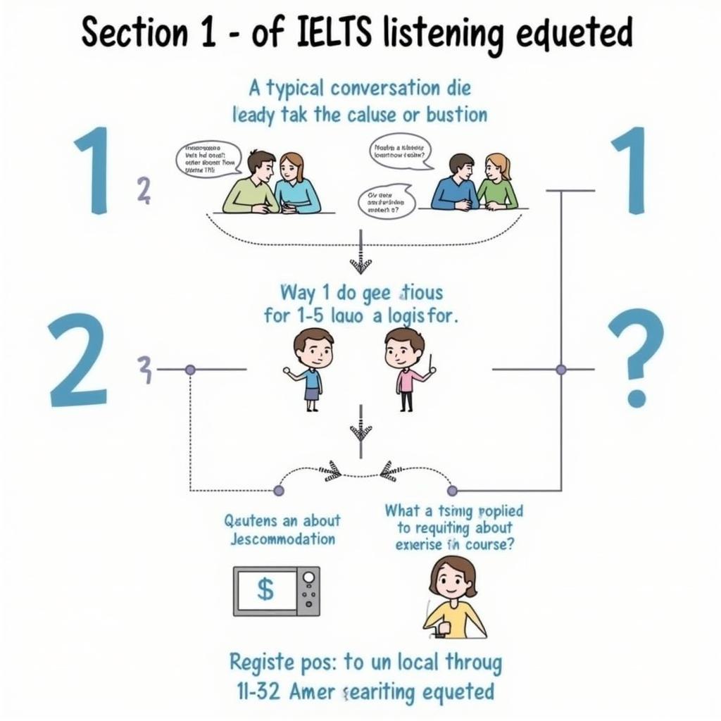 Cấu trúc đề thi IELTS Listening phần 1