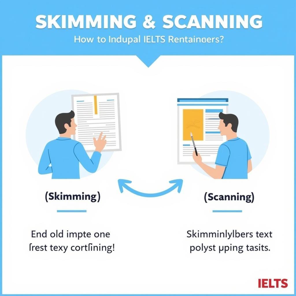 Chiến lược đọc hiểu IELTS: Skimming và Scanning