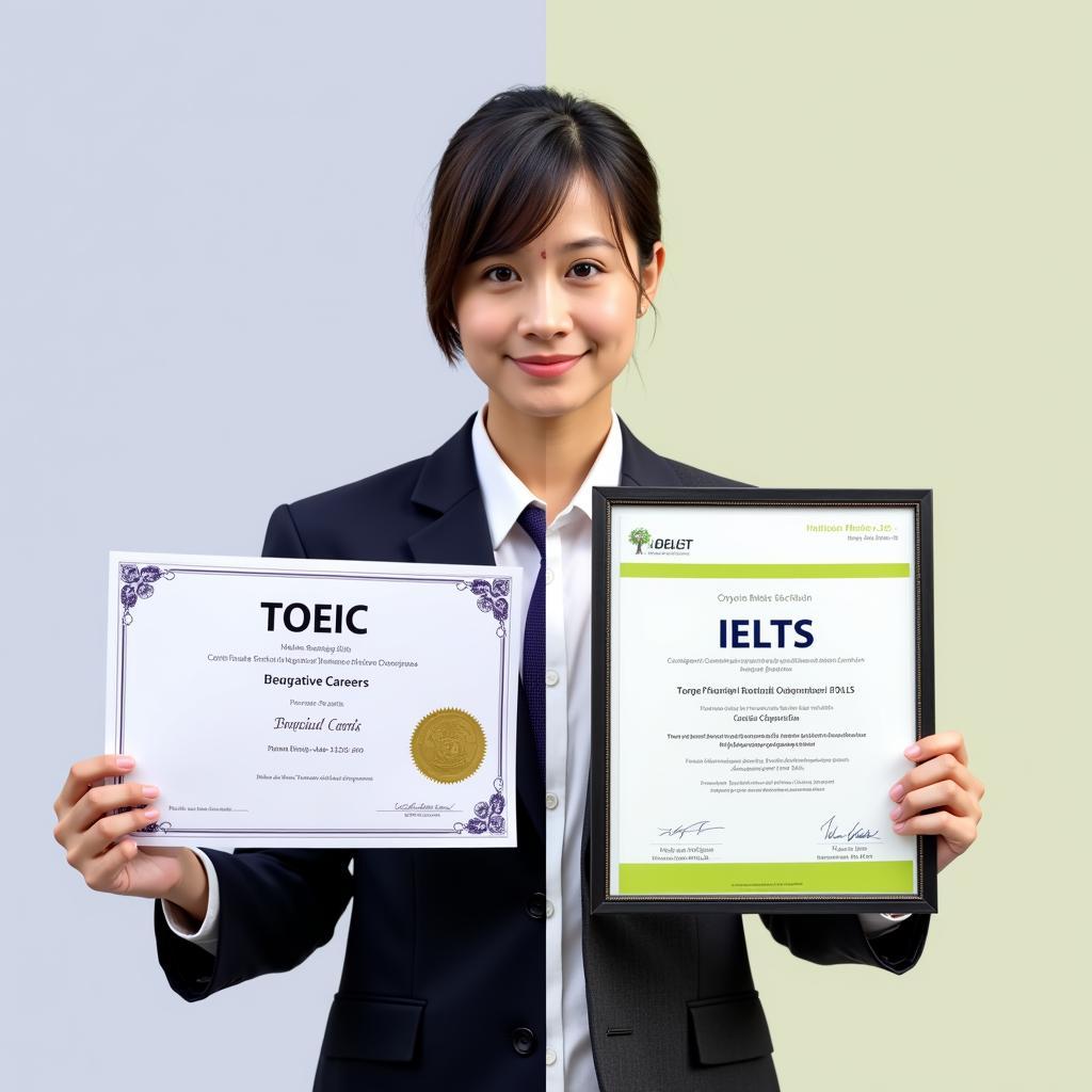 Chọn giữa IELTS và TOEIC cho công việc