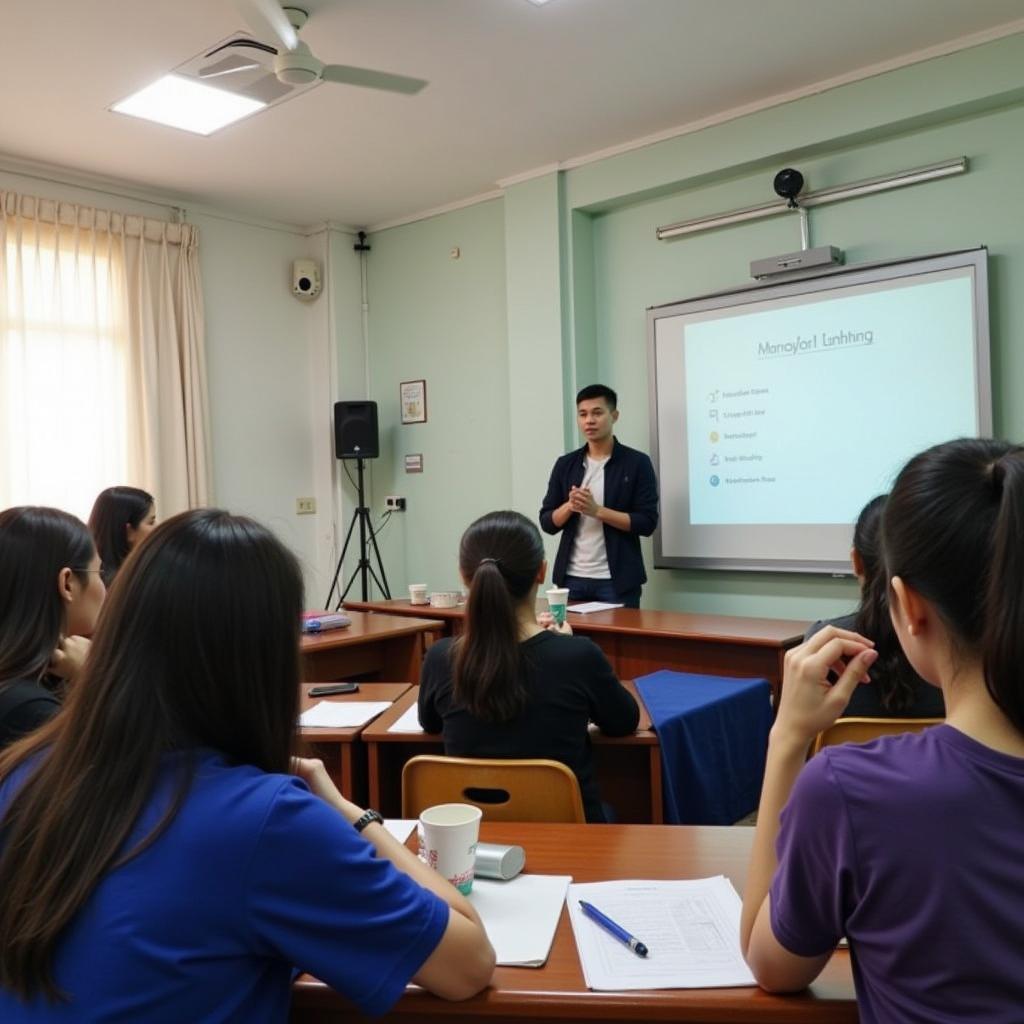 Lớp học IELTS của cô Hương tại Hải Phòng