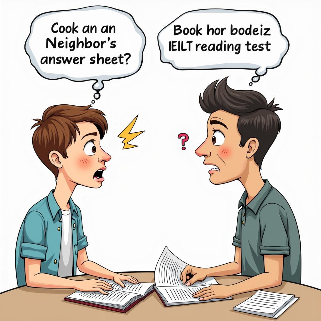 Cạm bẫy "copy your neighbour" trong IELTS Reading