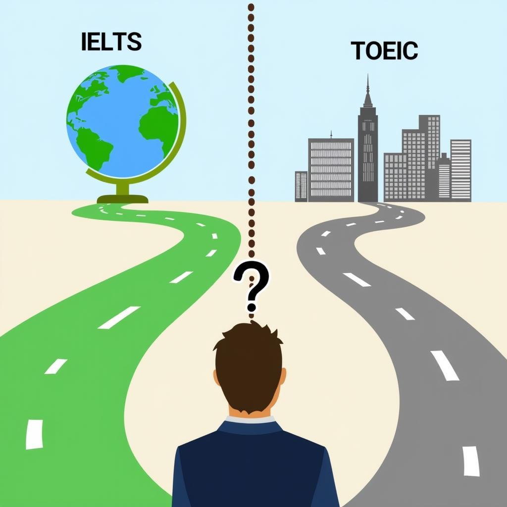 Lựa chọn giữa IELTS và TOEIC