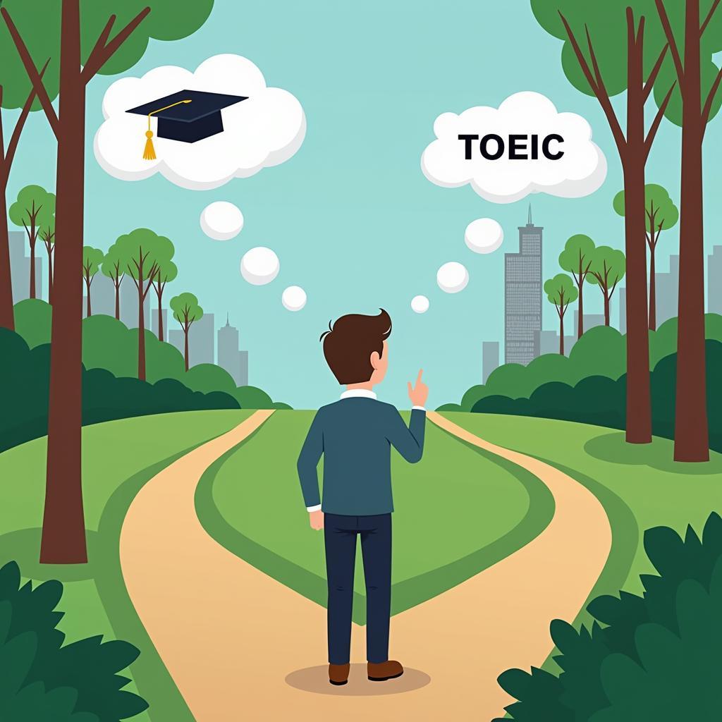 Học IELTS hay TOEIC: Du học hay làm việc?