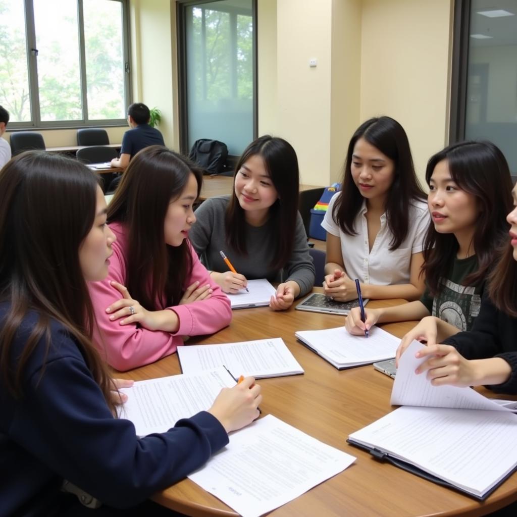 Học viên IELTS Writing tại Ngoại Ngữ CEO