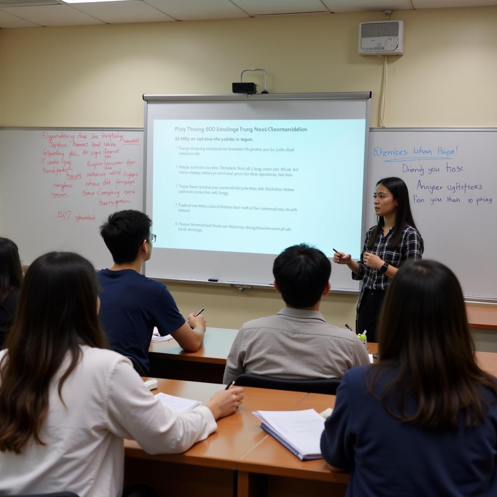 Học viên luyện thi IELTS tại Hà Nội