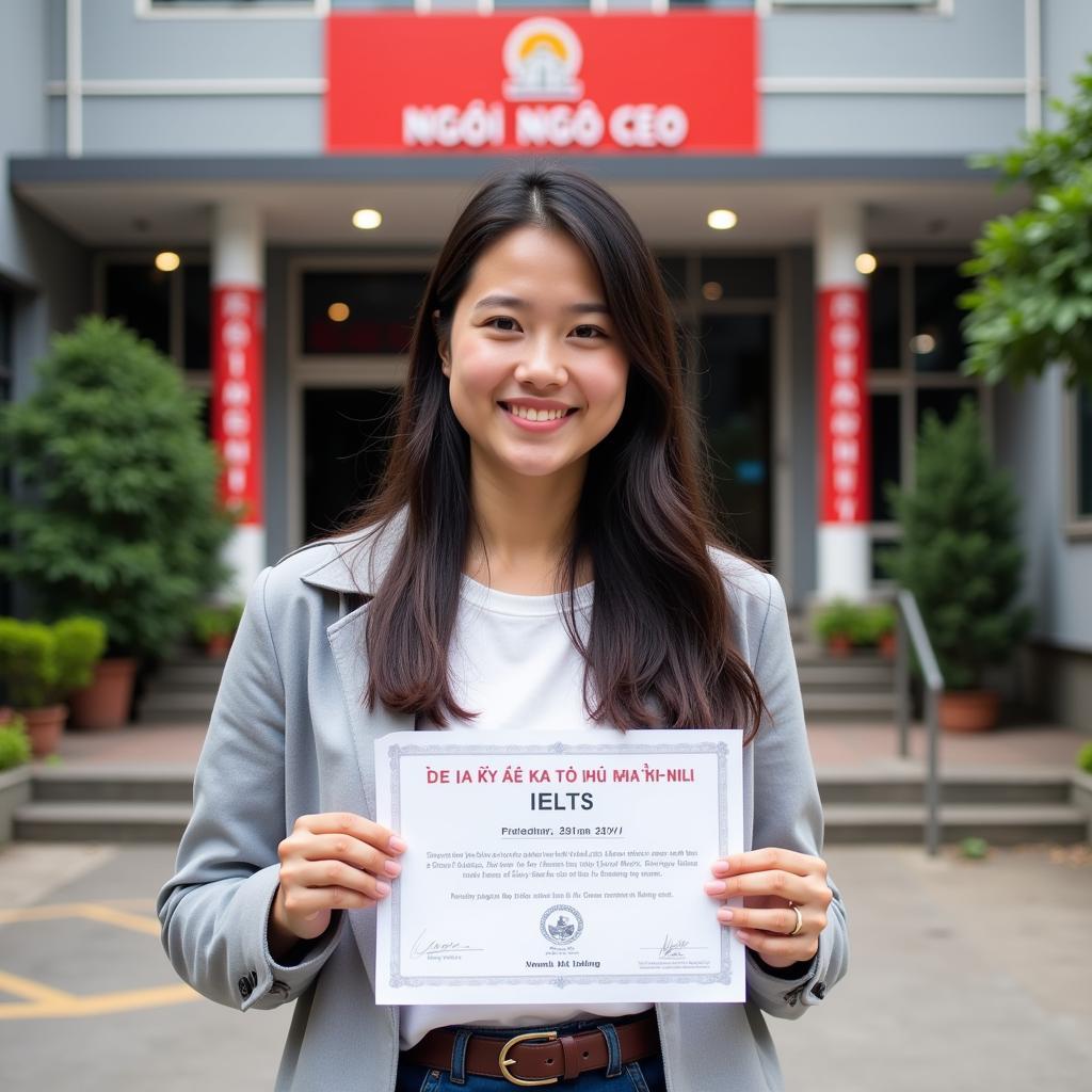 Học viên Ngoại Ngữ CEO thành công với IELTS