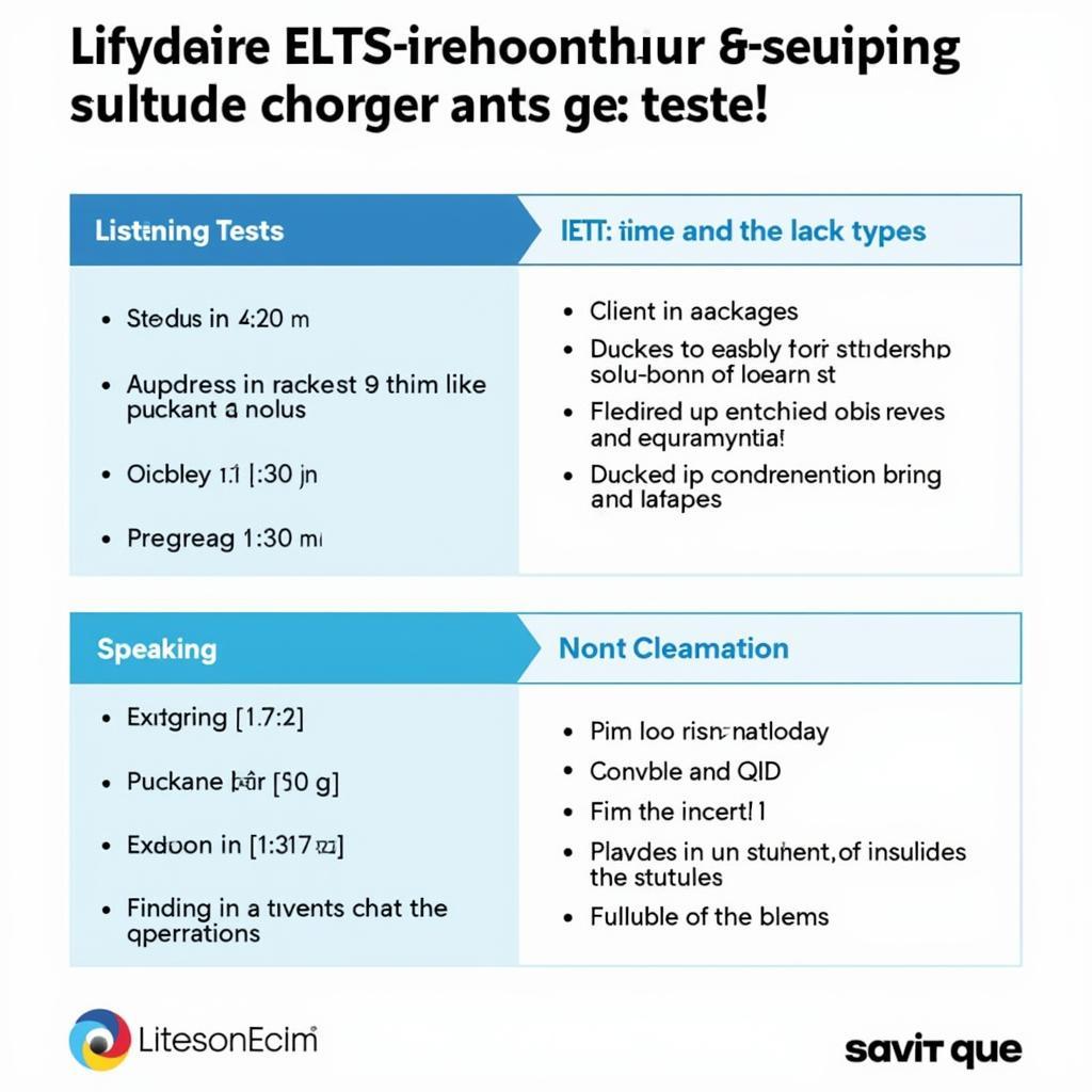 Cấu trúc bài thi IELTS Listening và Speaking