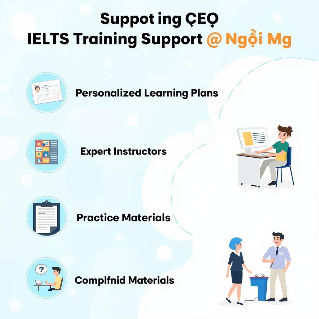 Hỗ trợ luyện thi IELTS tại Ngoại Ngữ CEO