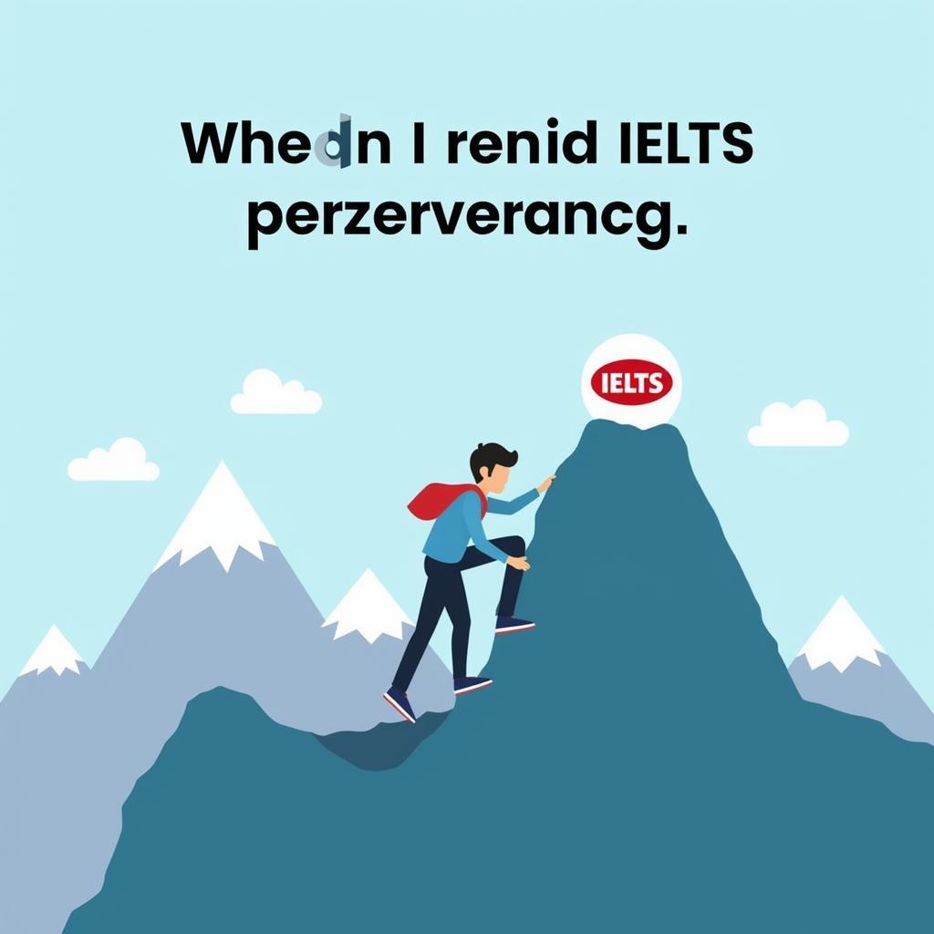 Kiên trì luyện tập IELTS