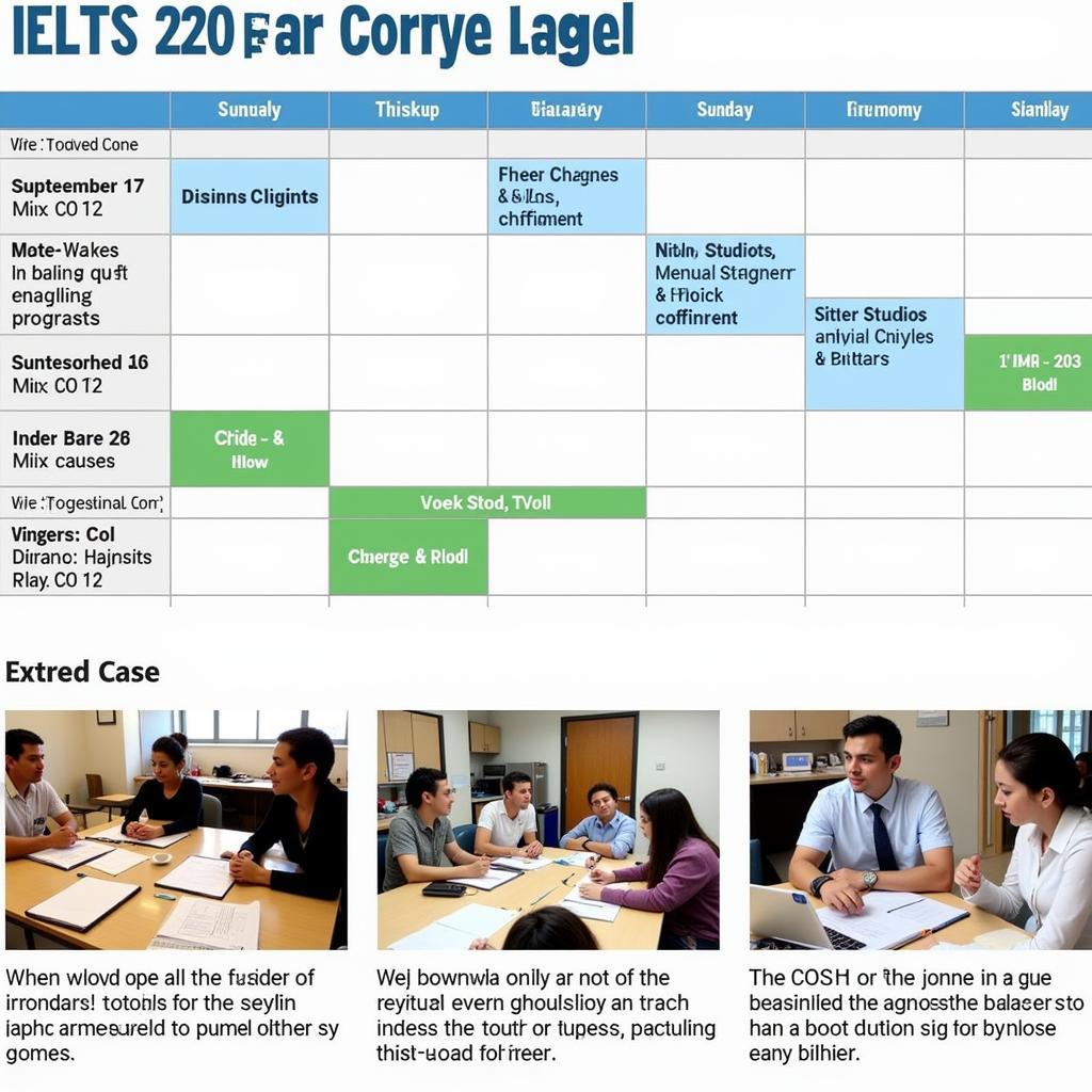 Lịch học và các khóa học IELTS Fighter chi tiết