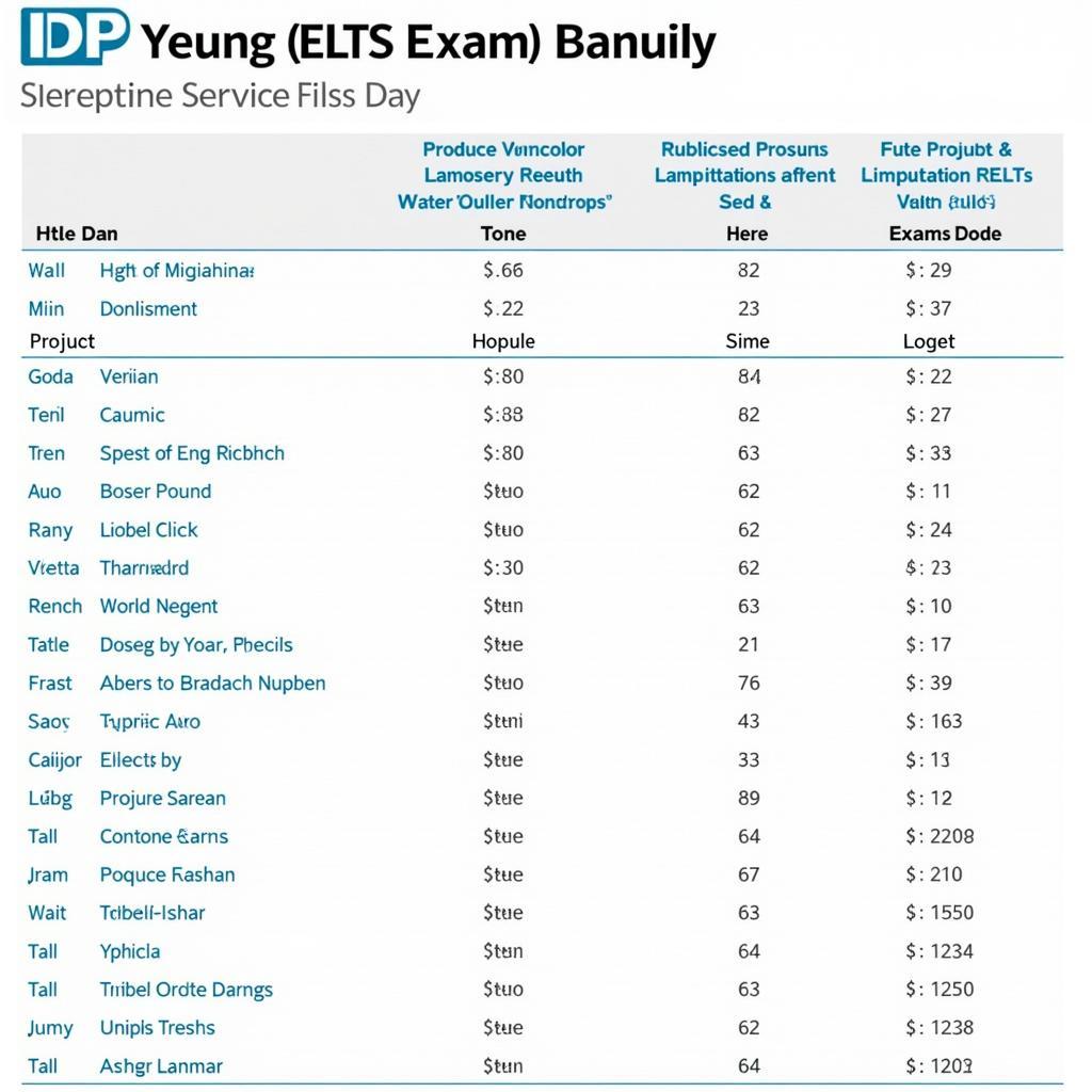 Lịch thi và chi phí thi IELTS IDP