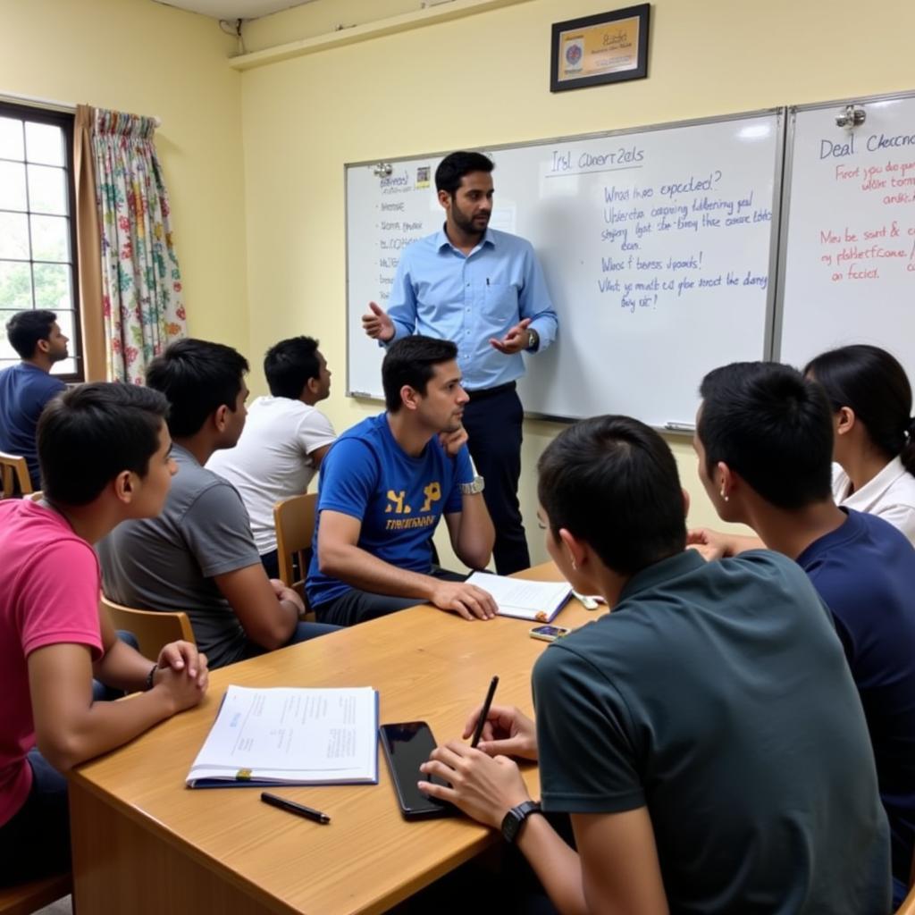 Lớp học IELTS sôi nổi tại Chennai