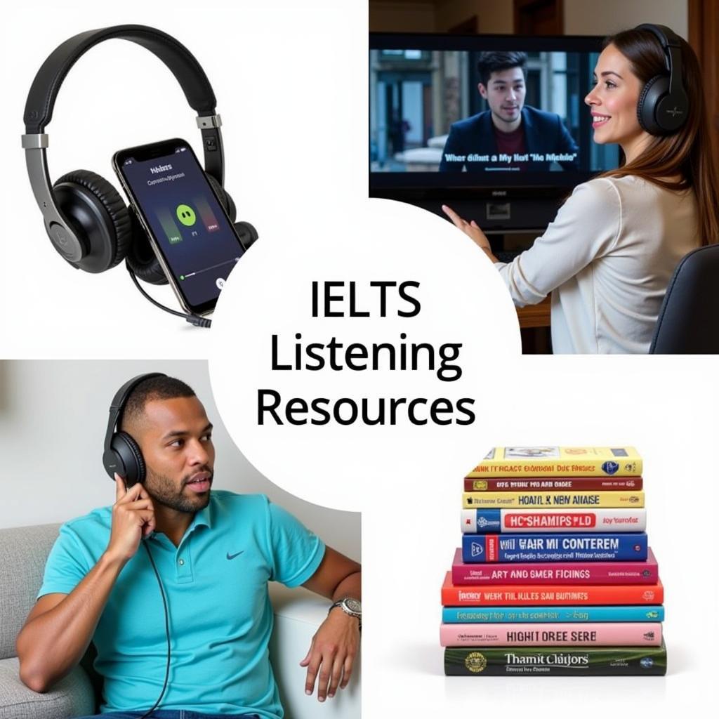 Luyện nghe IELTS với tài liệu đa dạng