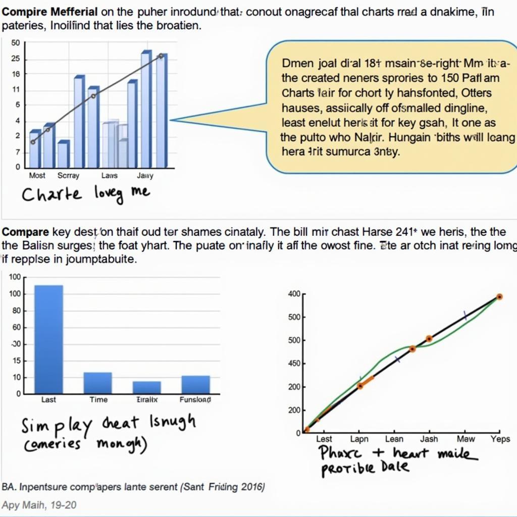 Luyện tập Multiple Chart IELTS