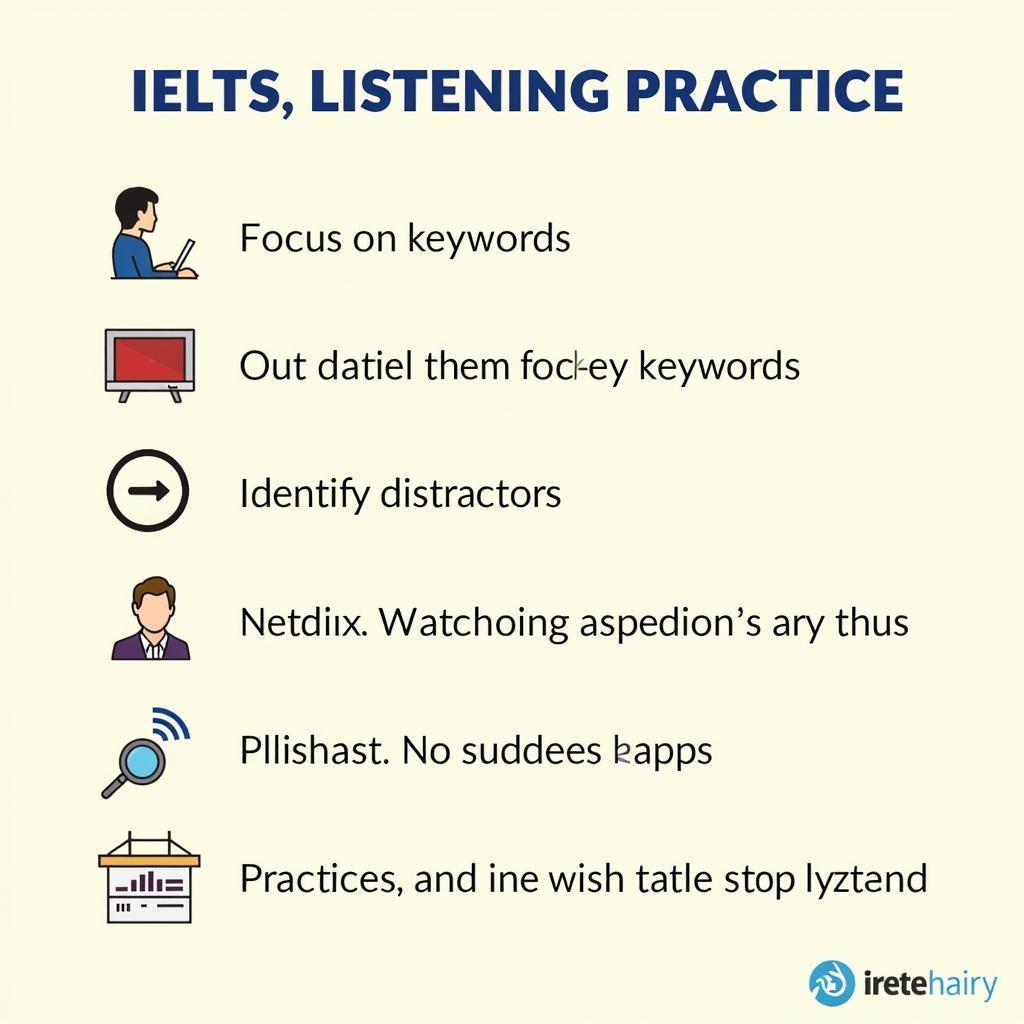 Hình ảnh minh họa các tips luyện thi IELTS Listening hiệu quả