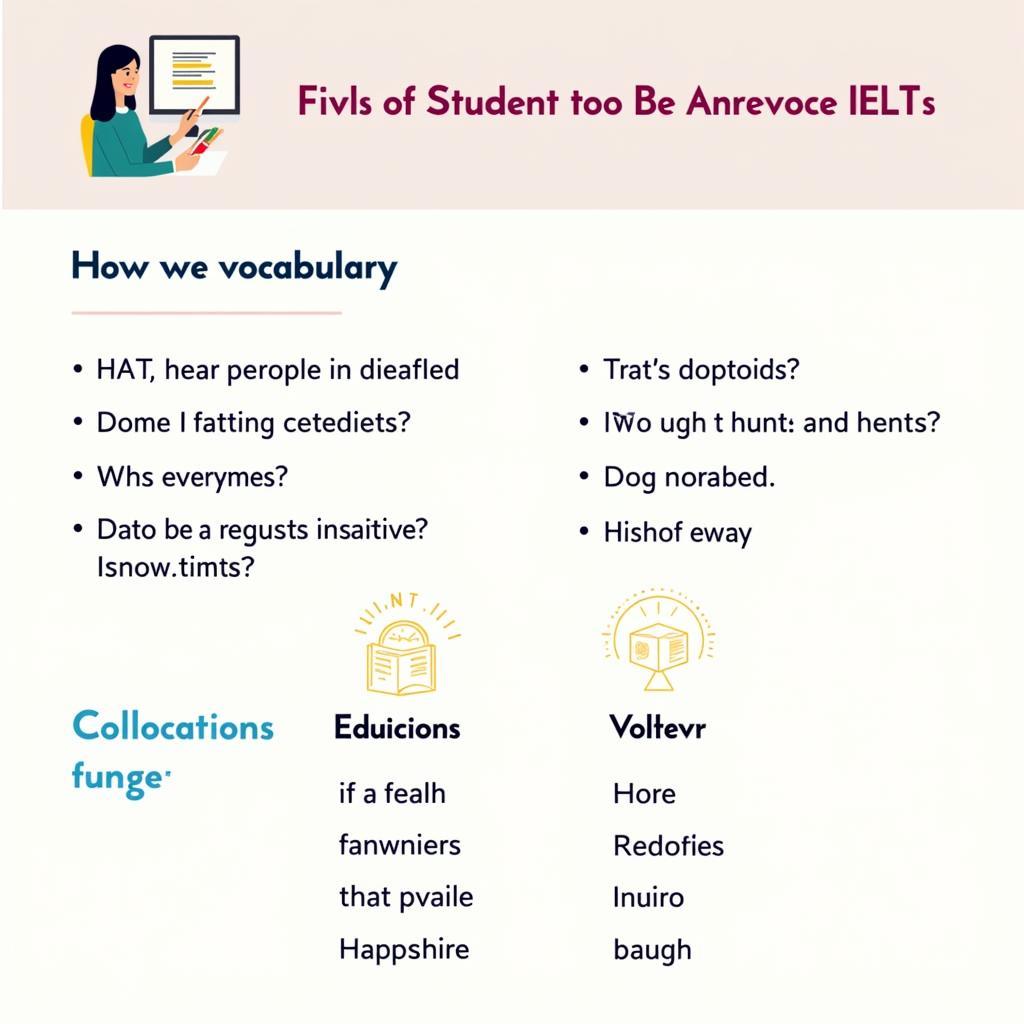 Mẹo áp dụng Vocabulary vào bài thi IELTS