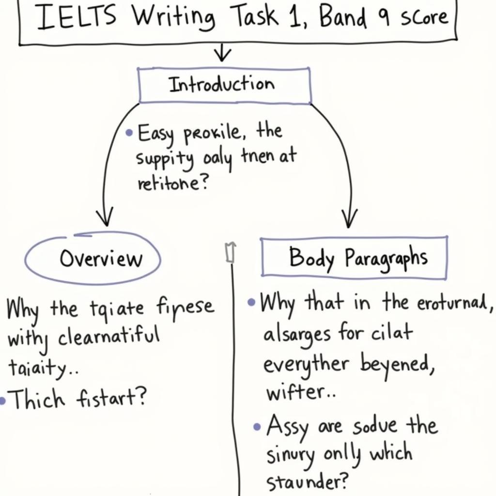 Phân tích bố cục bài viết IELTS Writing Task 1 band 9