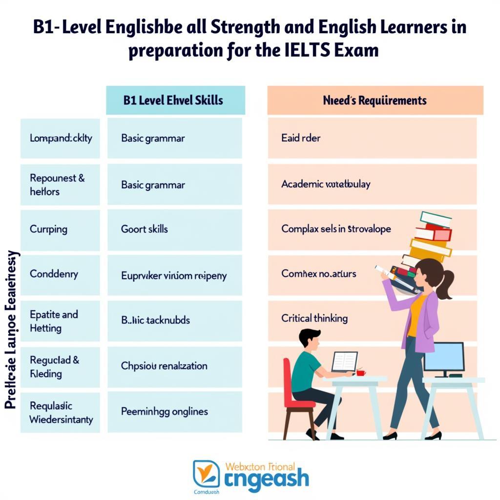 Phân tích điểm mạnh điểm yếu B1 cho IELTS