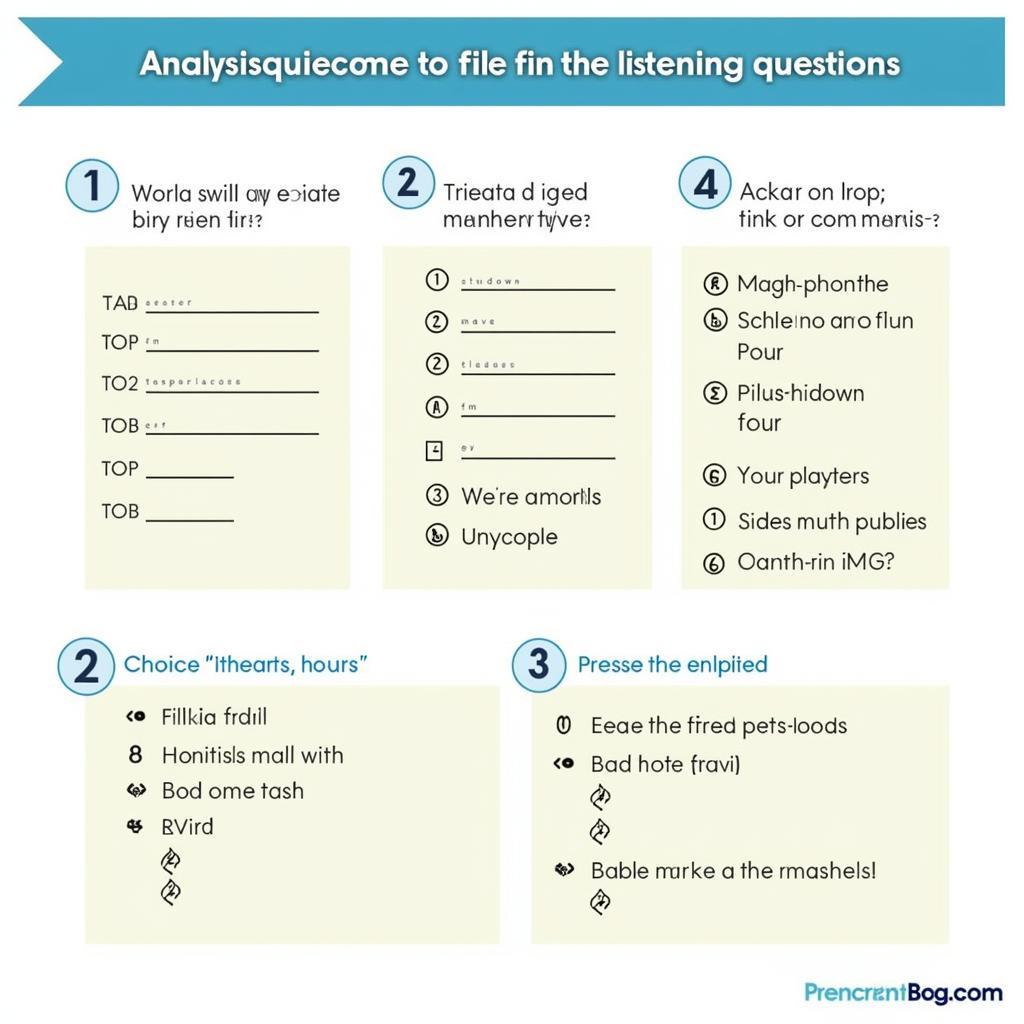 Phân tích IELTS Listening Transcript and Questions