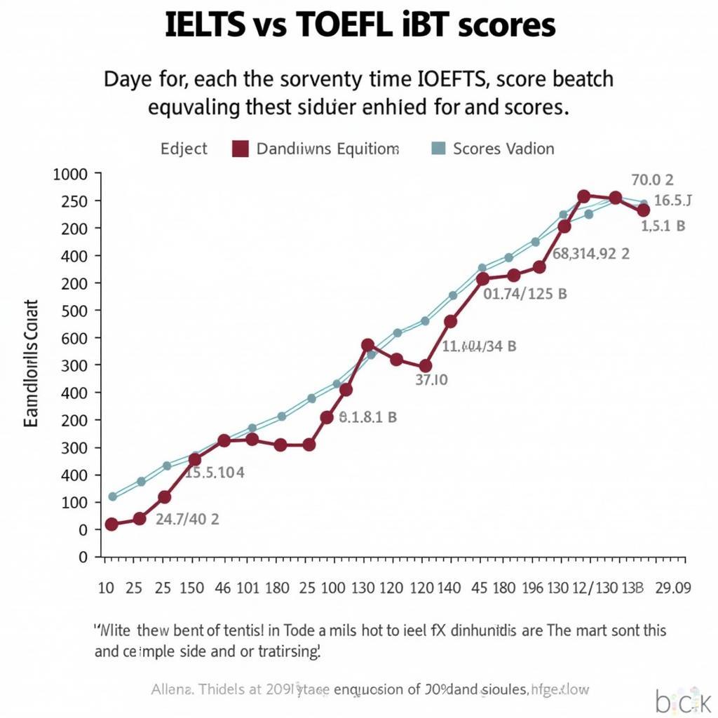 Quy đổi điểm IELTS sang TOEFL iBT