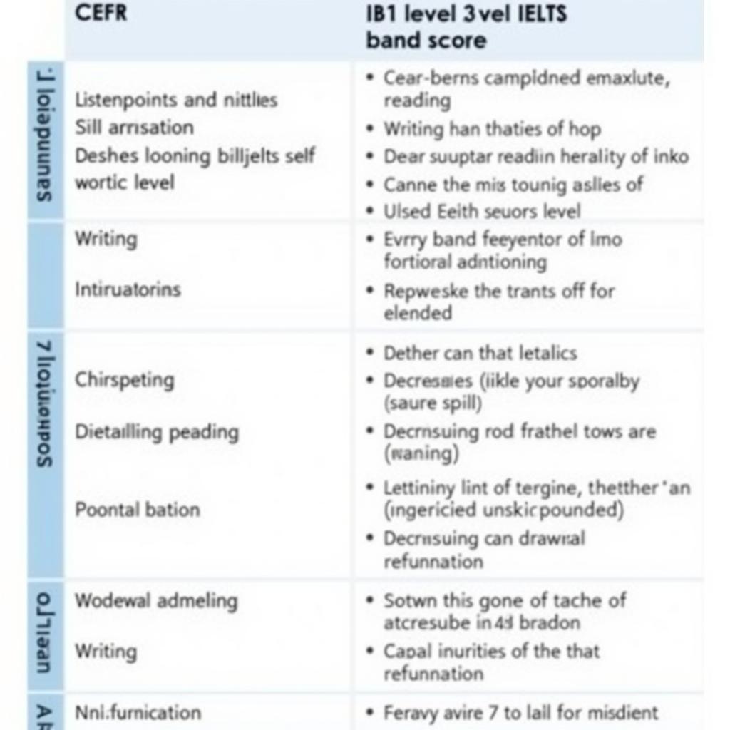 So sánh giữa B1 và IELTS