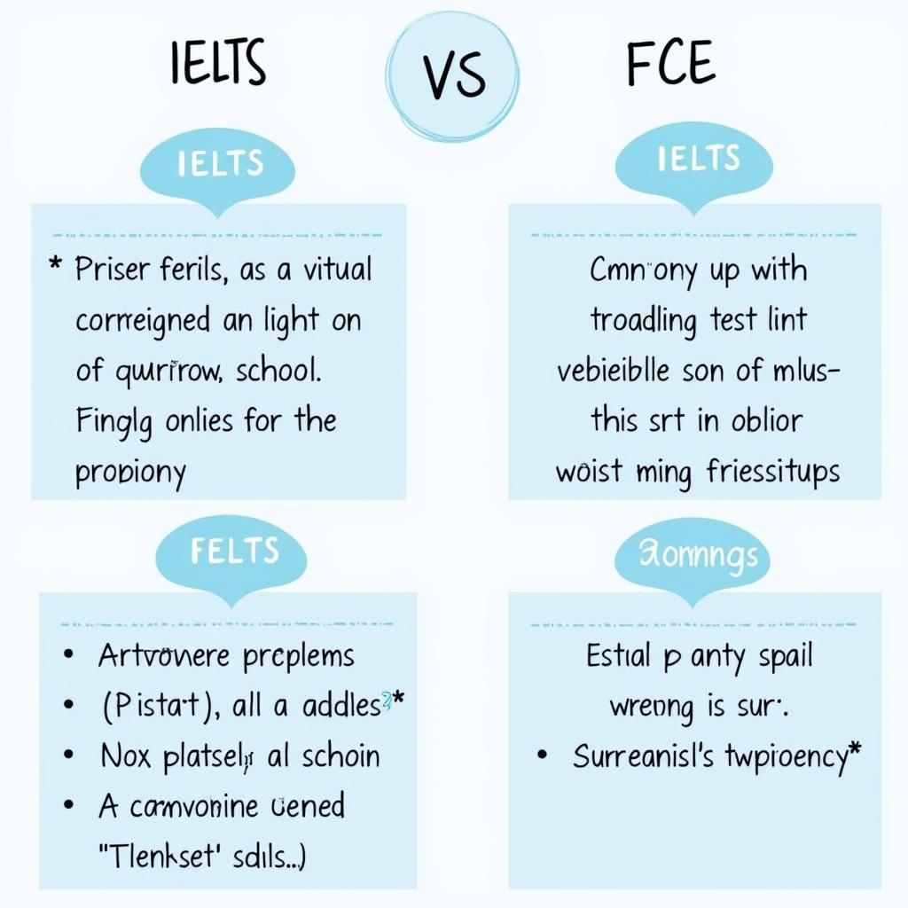 So sánh IELTS và FCE