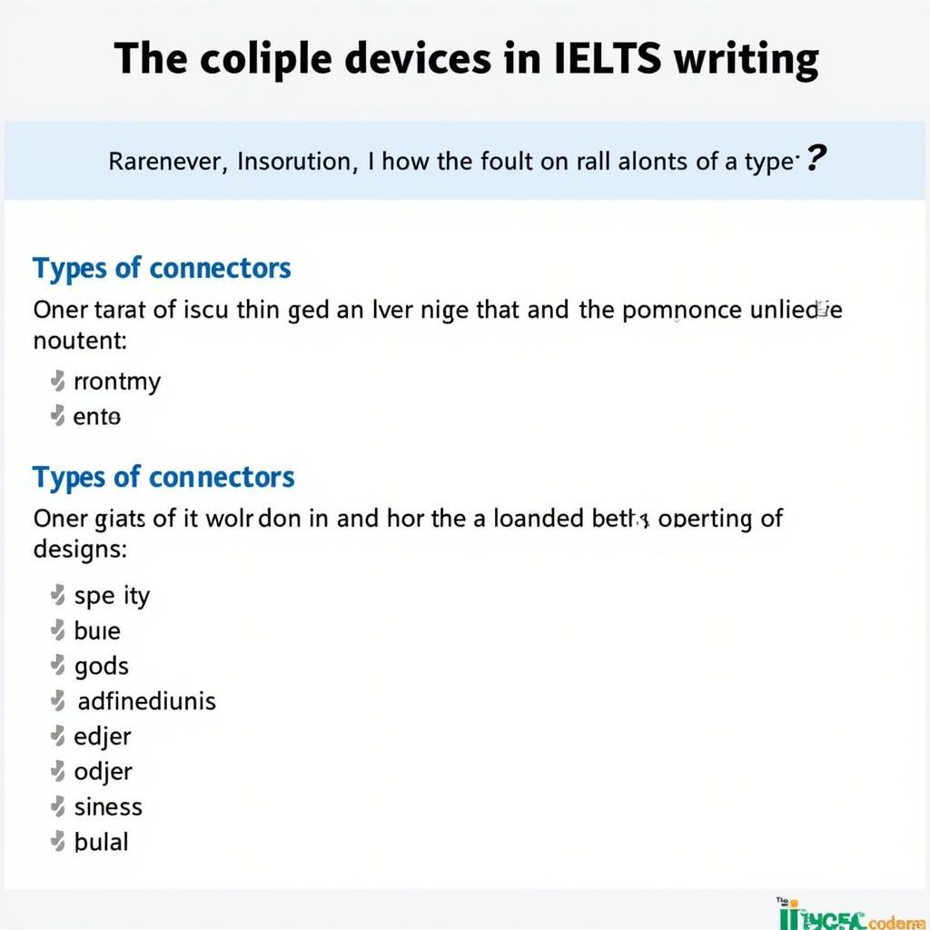 Sử dụng cohesive devices trong IELTS Writing