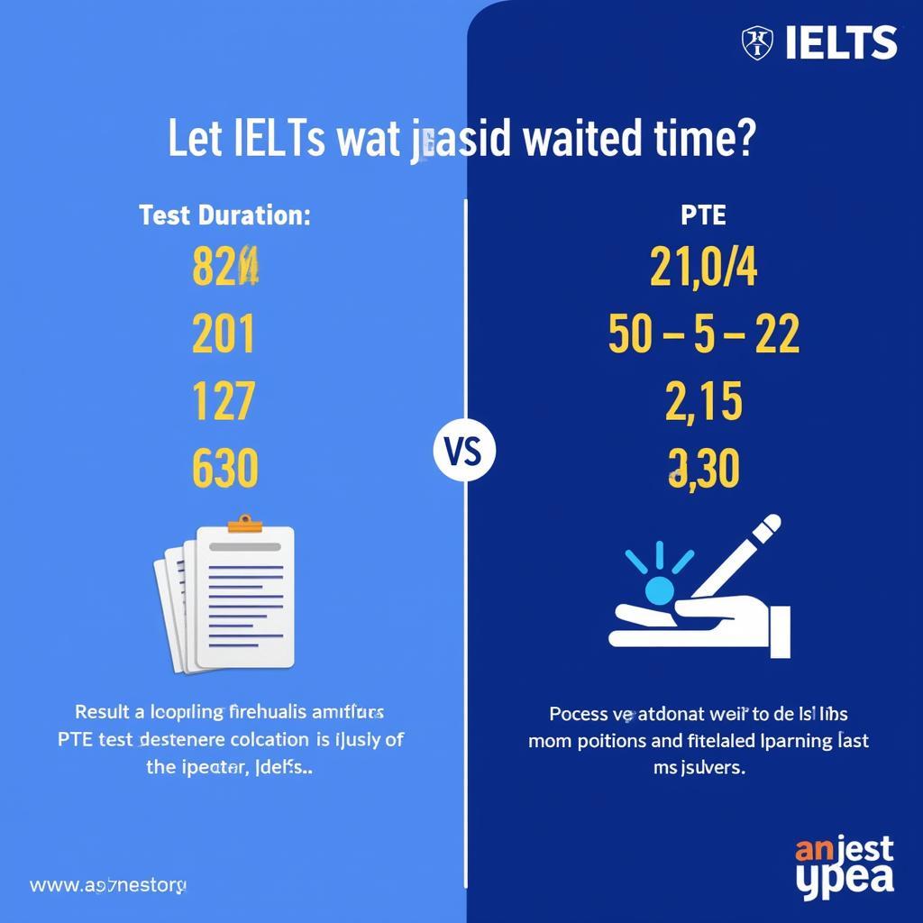 Thời gian thi và nhận kết quả PTE & IELTS