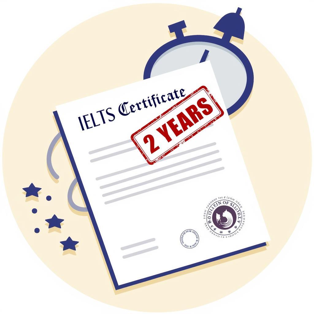 Thời hạn bằng IELTS 2 năm