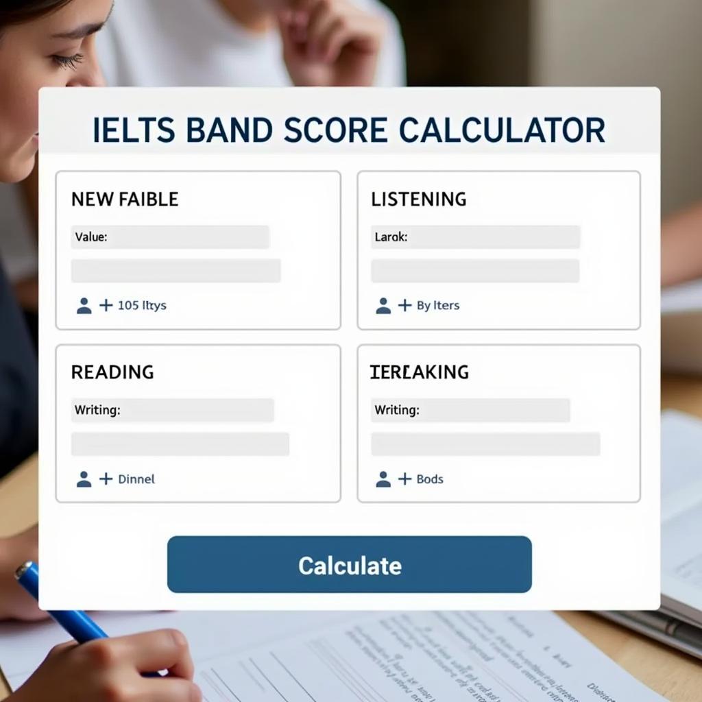 Tính điểm IELTS online