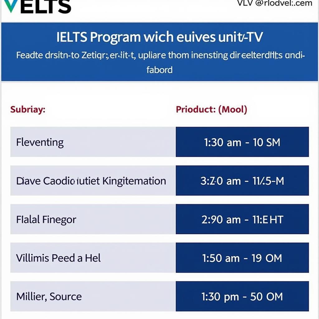 Lịch phát sóng IELTS trên VTV được cập nhật thường xuyên